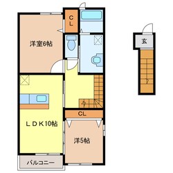 笠麓館北の物件間取画像